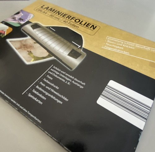 Laminier folien din 80 - folien,
