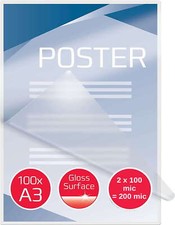 100 DIN A3 Laminierfolien