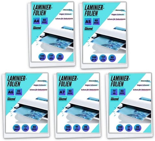 500 laminierfolien set - 500,