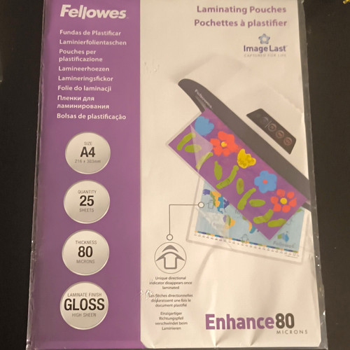 Fellowes laminierfolien din - fellowes, a4