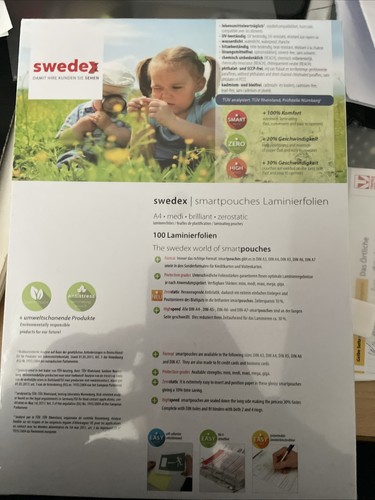 Laminierfolie swedex neu - neu,