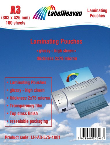 100 blatt laminierfolien - blatt,