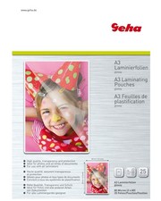 25x Geha Laminierfolie DIN A3