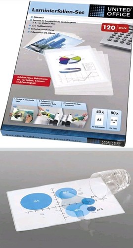Laminierfolien set mit 120 - laminierfolien-set,
