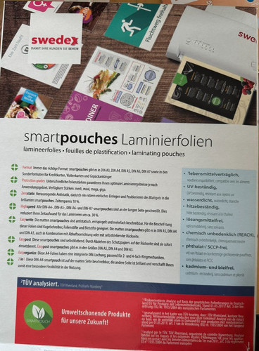 Din swedex laminierfolien - din,