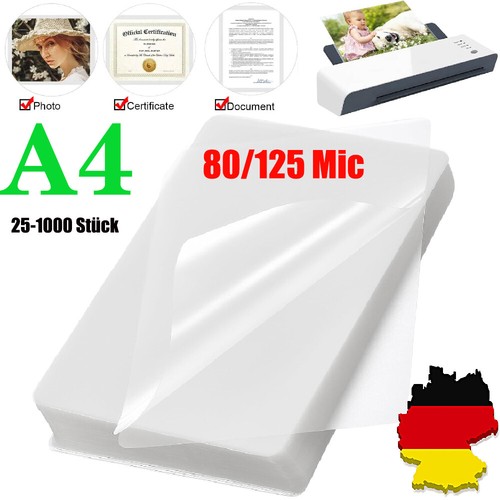 125 mic laminierfolien - a4, 80/125