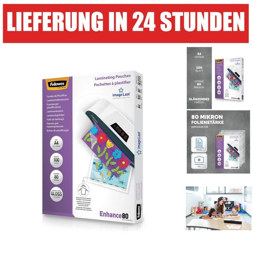 Fellowes laminierfolien - fellowes, a4